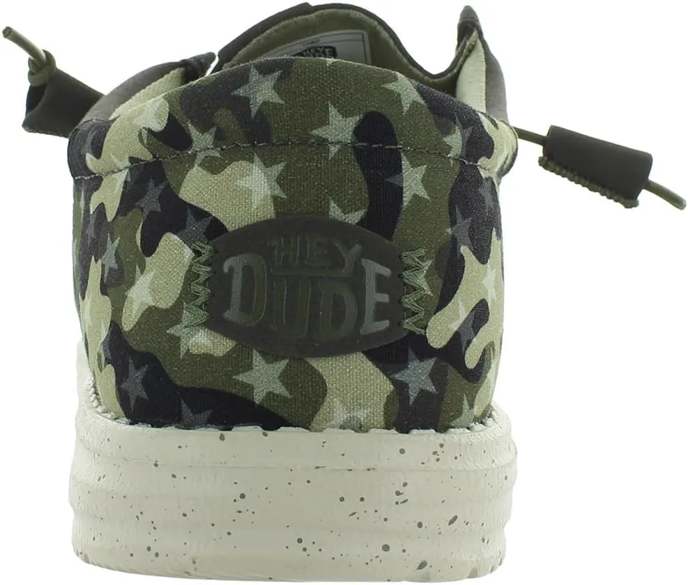 Hey Dude Men's Wally Funk Americana | Men's Shoes | Men Slip-on Loafers | Comfortable & Light-Weight