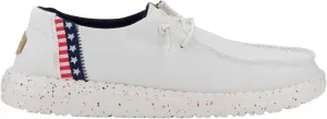 Hey Dude Wendy Americana Splatter, Women’s Shoes, Women’s Slip-on Loafers, Comfortable & Light-Weight
