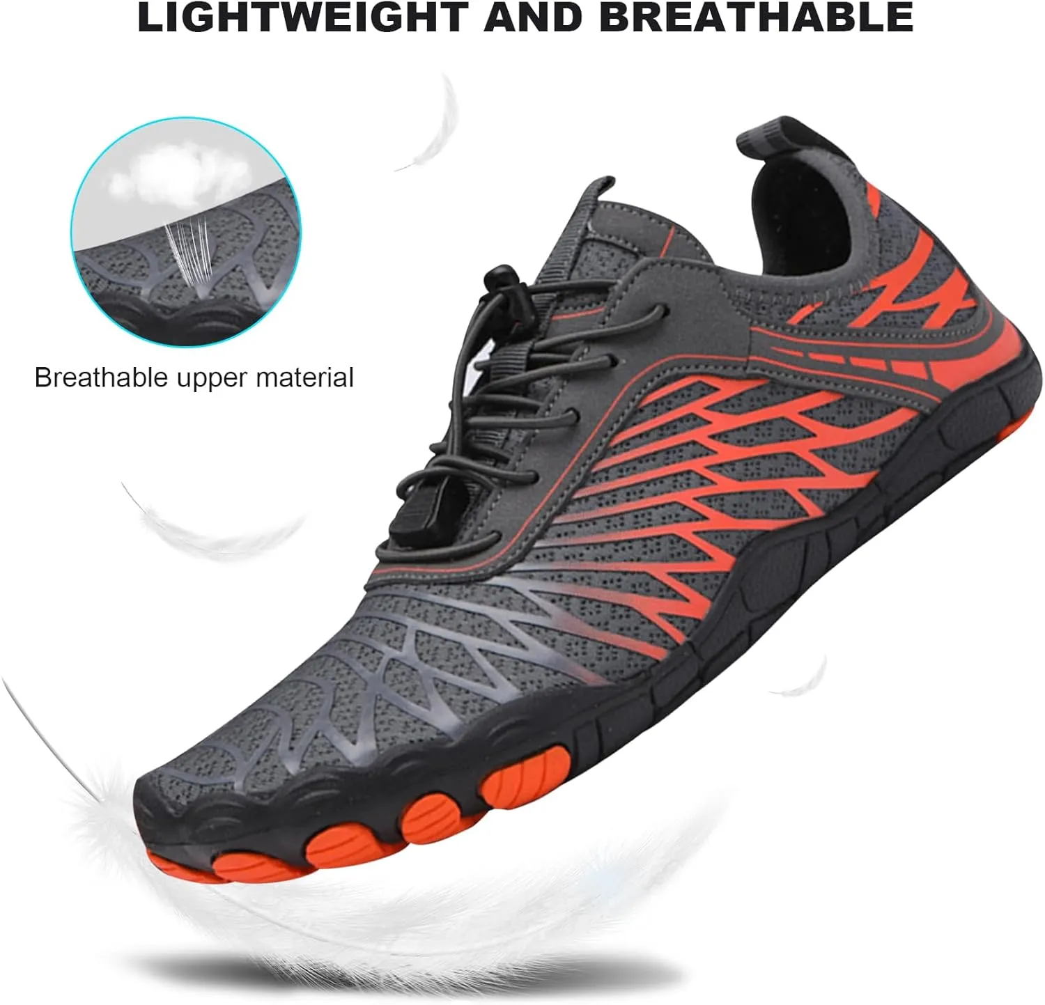 Hike Barefoot Shoes Women Men Non-Slip Healthy Breathable Fashion Trail Running Womens Mens Wide Toe Zero Drop Water Shoe