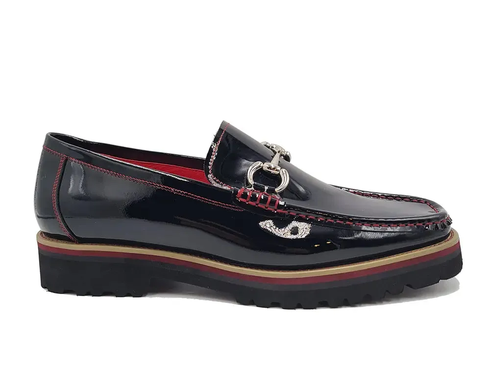 Horse Bit Loafer in Lug Sole