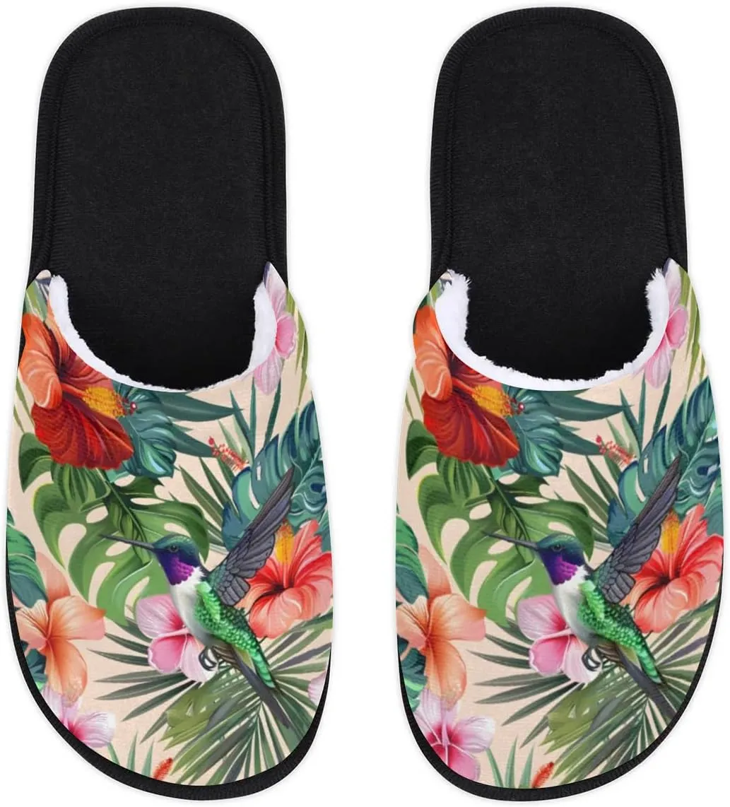House Slippers for Women Men Soft Cozy Non Slip Lightweight Winter House Shoes for Indoor Outdoor