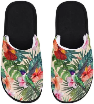 House Slippers for Women Men Soft Cozy Non Slip Lightweight Winter House Shoes for Indoor Outdoor