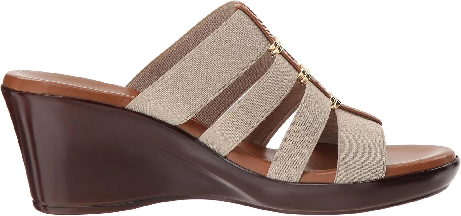 ITALIAN Shoemakers Women's Clover Wedge Sandal