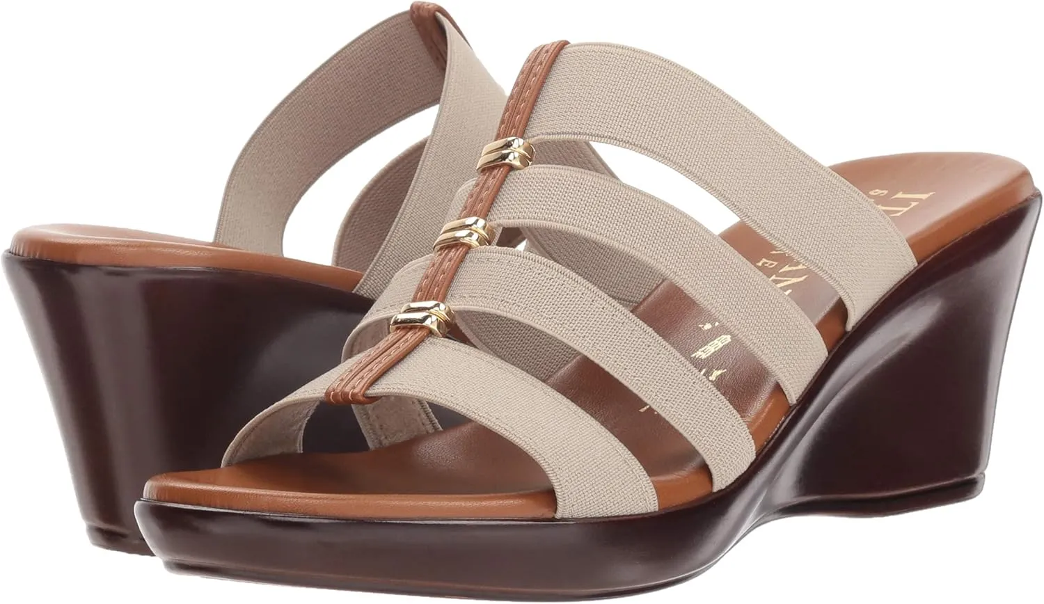 ITALIAN Shoemakers Women's Clover Wedge Sandal