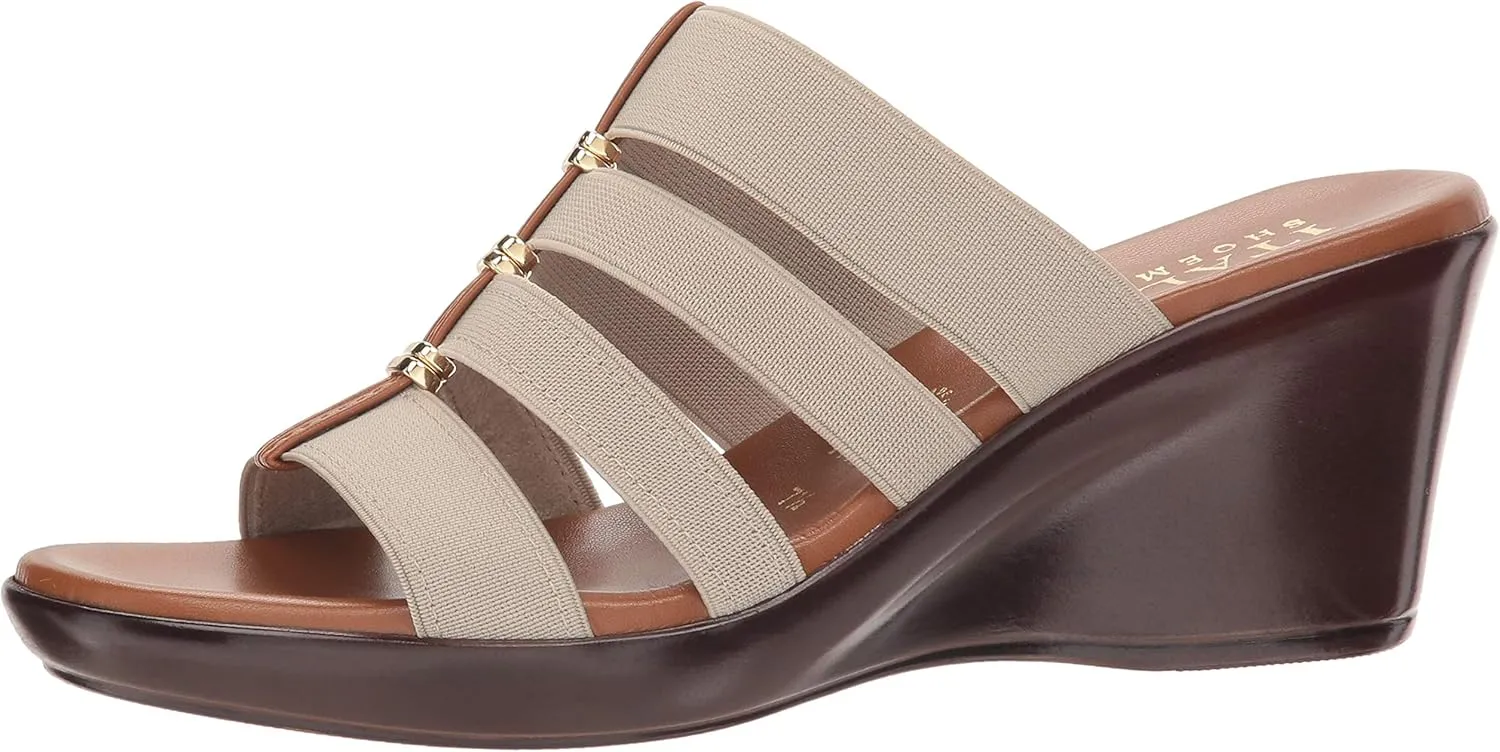 ITALIAN Shoemakers Women's Clover Wedge Sandal