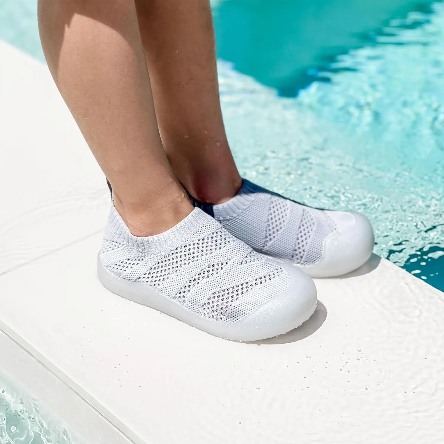 JAN & JUL Machine Washable Knit Shoes | Breathable Light-Weight Sneakers (Baby/Toddler/Little Kid)