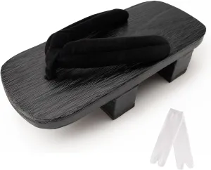 Japanese Shoes Geta Wooden Clogs with Tabi Socks