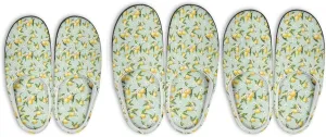 Jeiento Strawberry House Slippers for Women Ladies Winter Fuzzy Non Slip Spa Slipper for Guest Comfy Travel Hotel Bedroom Shoes