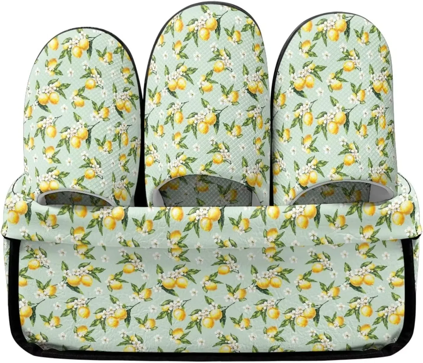 Jeiento Strawberry House Slippers for Women Ladies Winter Fuzzy Non Slip Spa Slipper for Guest Comfy Travel Hotel Bedroom Shoes