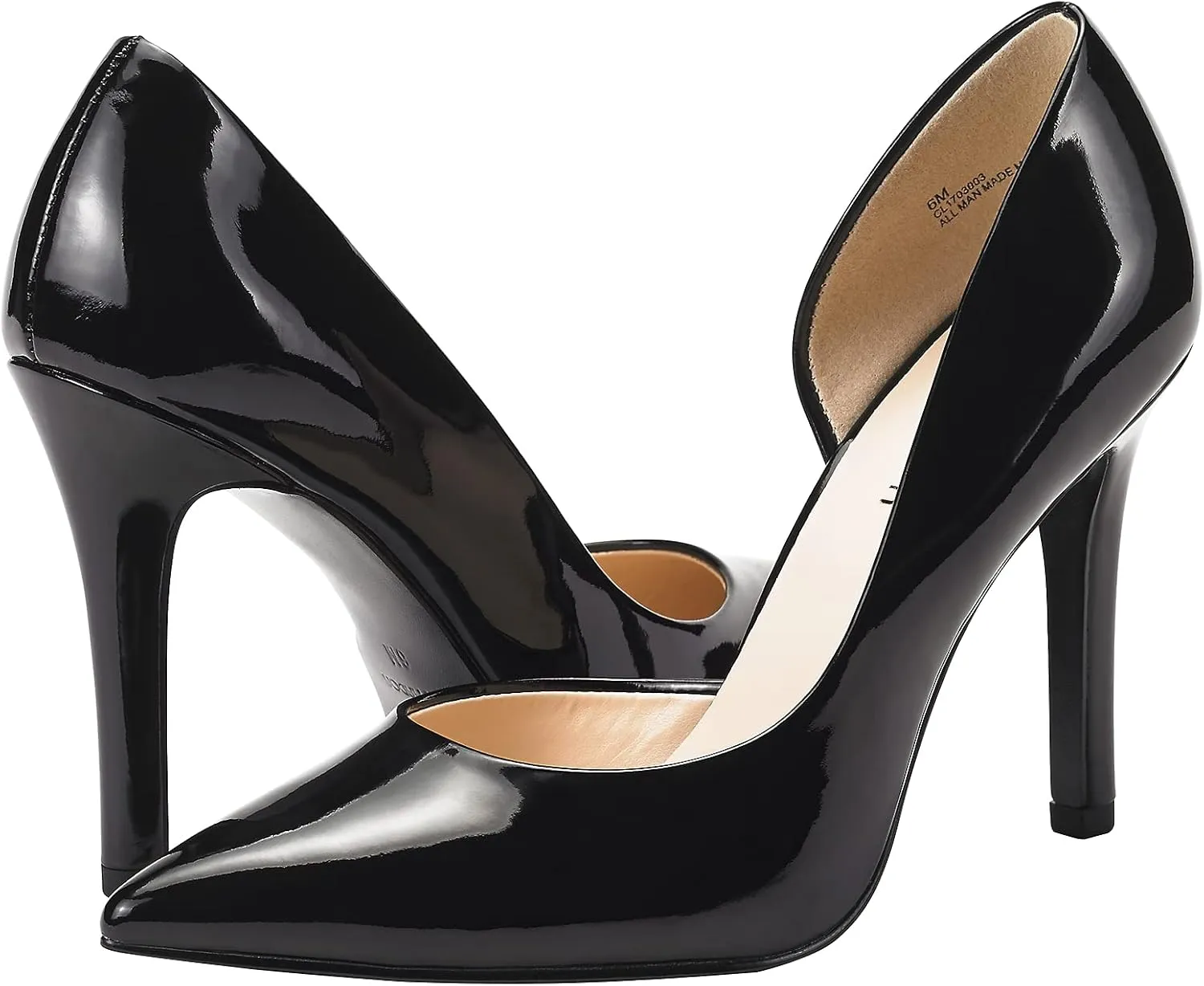 JENN ARDOR Stiletto High Heel Shoes for Women: Pointed, Closed Toe Classic Slip On Dress Pumps