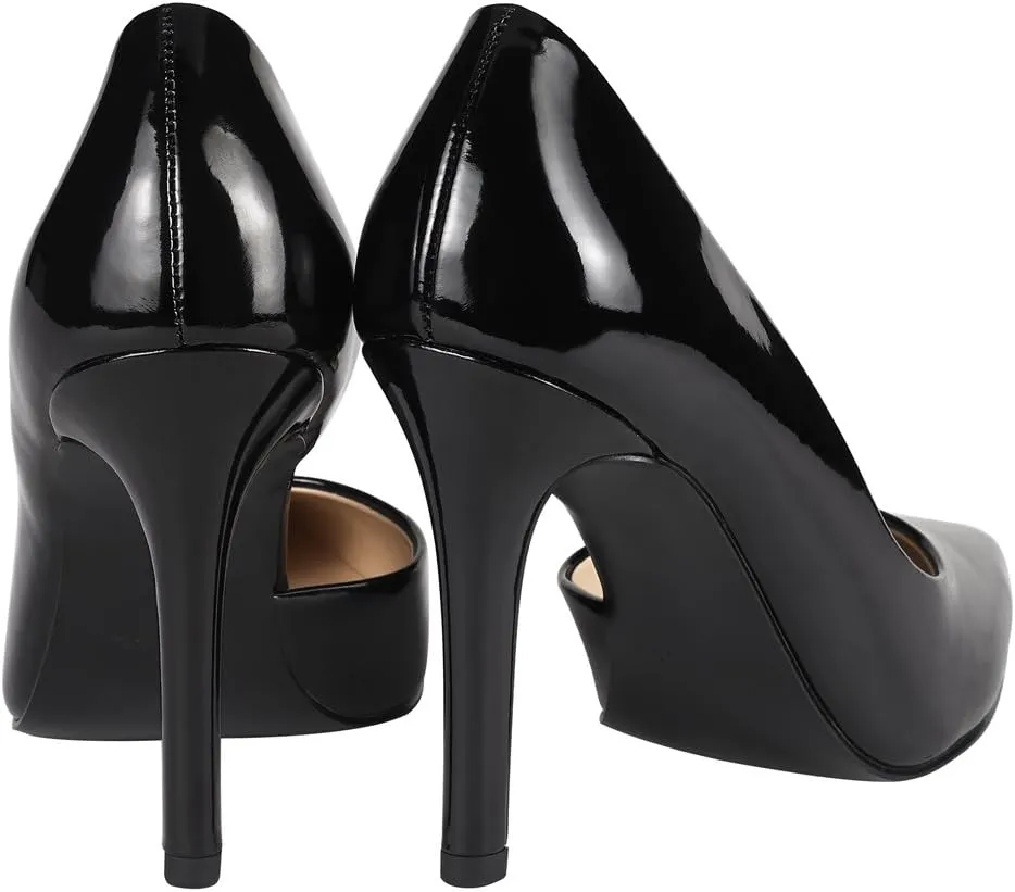 JENN ARDOR Stiletto High Heel Shoes for Women: Pointed, Closed Toe Classic Slip On Dress Pumps