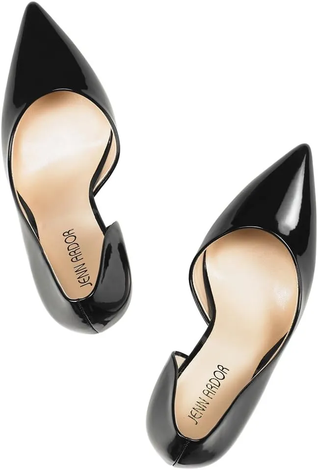JENN ARDOR Stiletto High Heel Shoes for Women: Pointed, Closed Toe Classic Slip On Dress Pumps