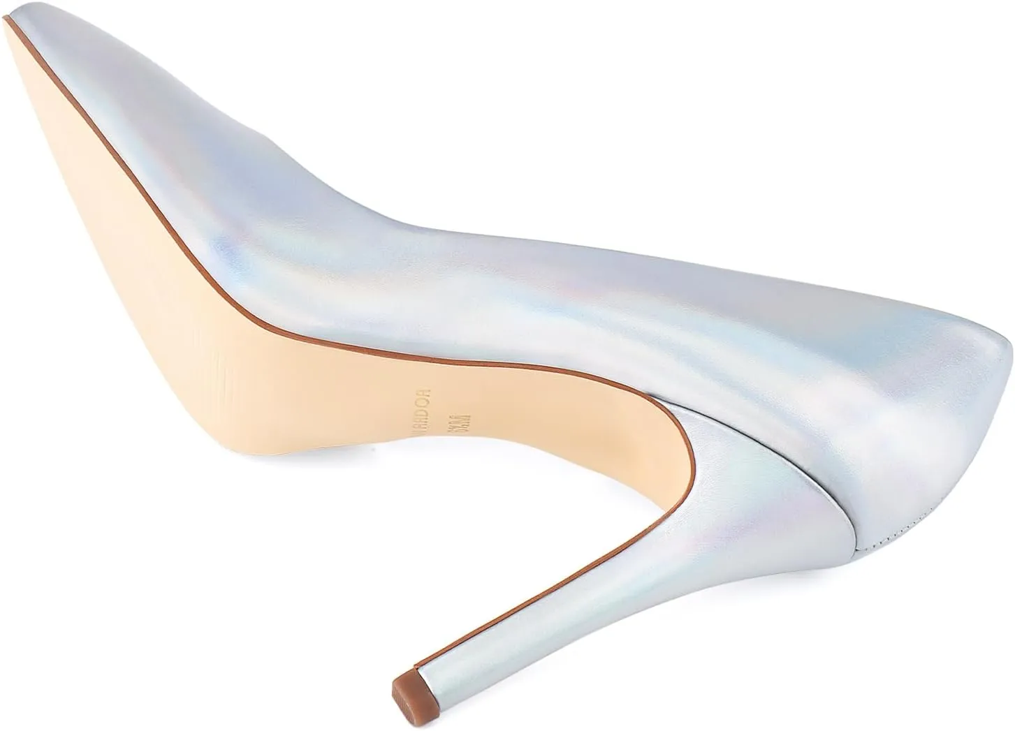 JENN ARDOR Stiletto High Heel Shoes for Women: Pointed, Closed Toe Classic Slip On Dress Pumps