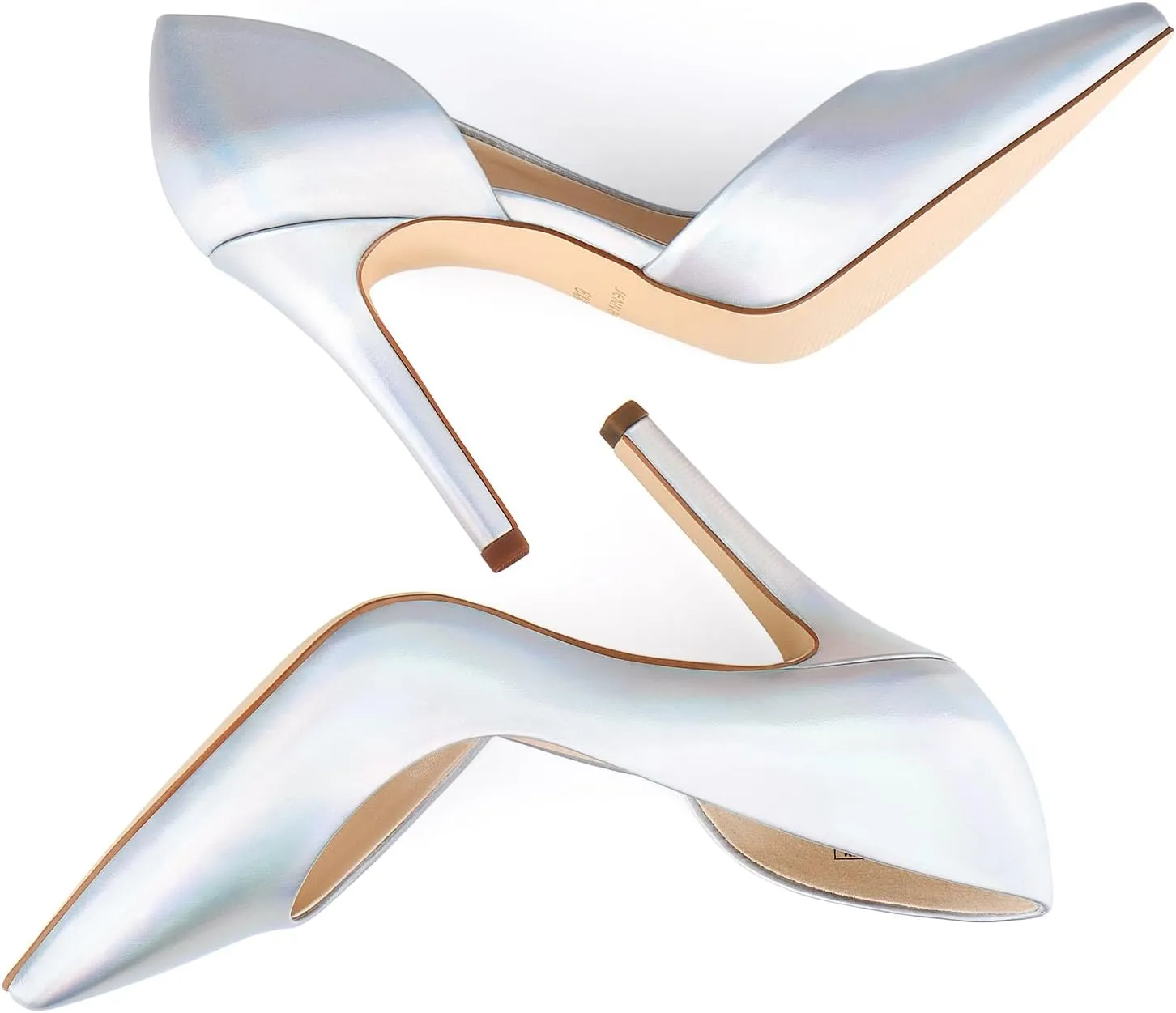 JENN ARDOR Stiletto High Heel Shoes for Women: Pointed, Closed Toe Classic Slip On Dress Pumps