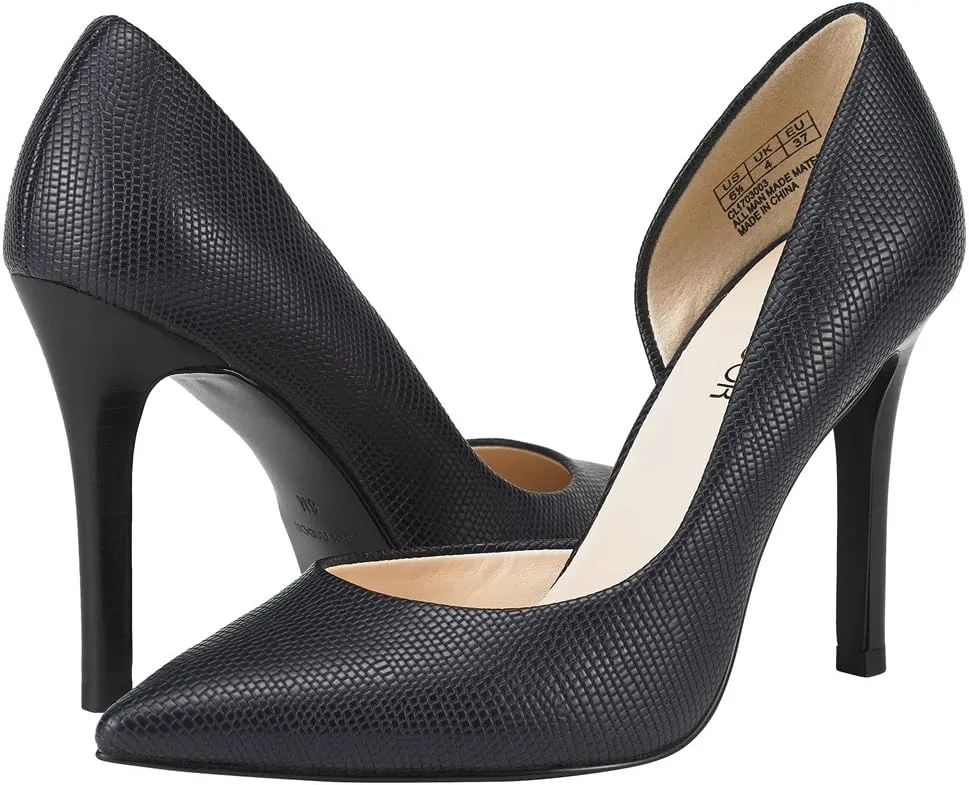 JENN ARDOR Stiletto High Heel Shoes for Women: Pointed, Closed Toe Classic Slip On Dress Pumps