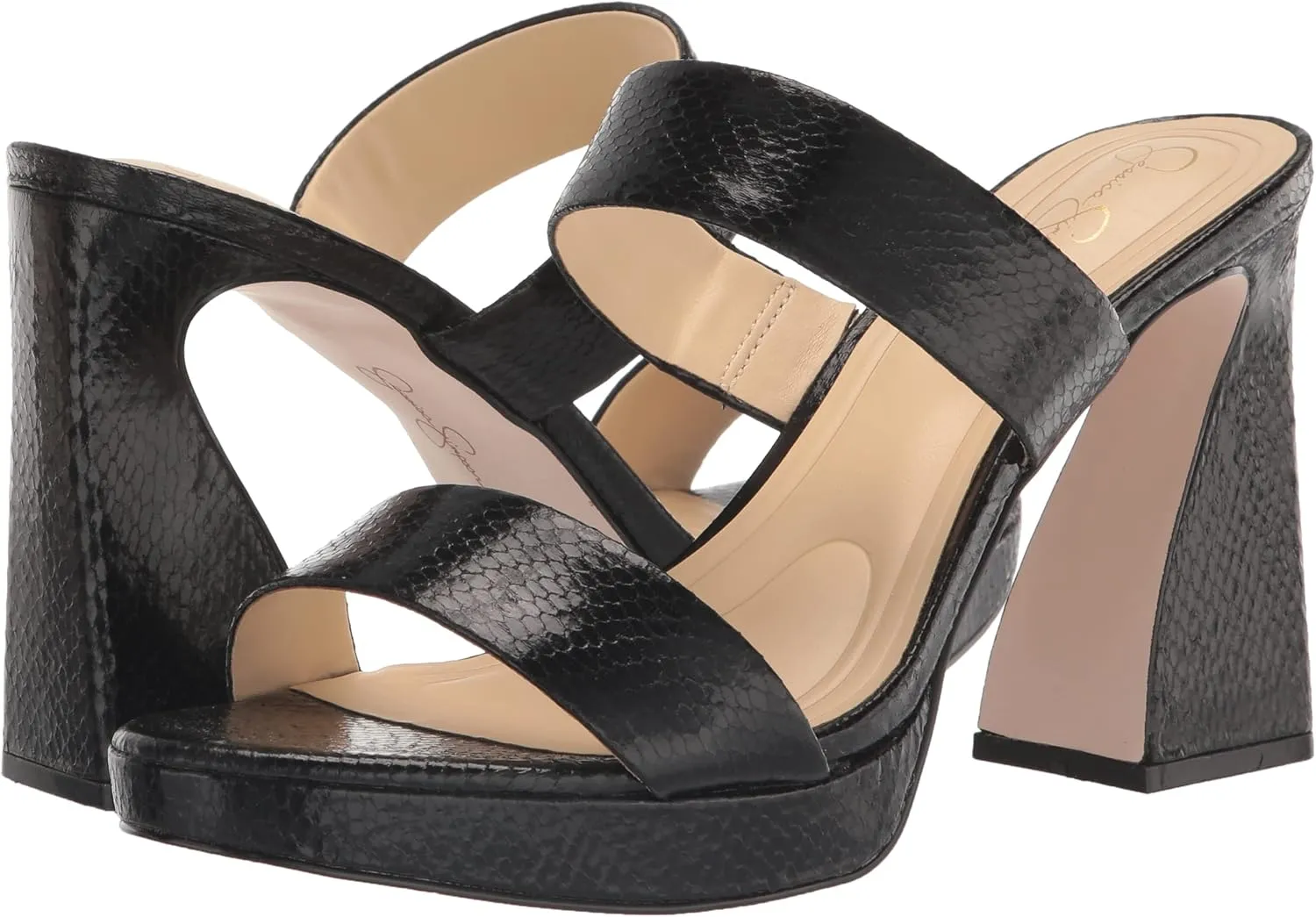 Jessica Simpson Women's Diza Platform High Heel Sandal Heeled