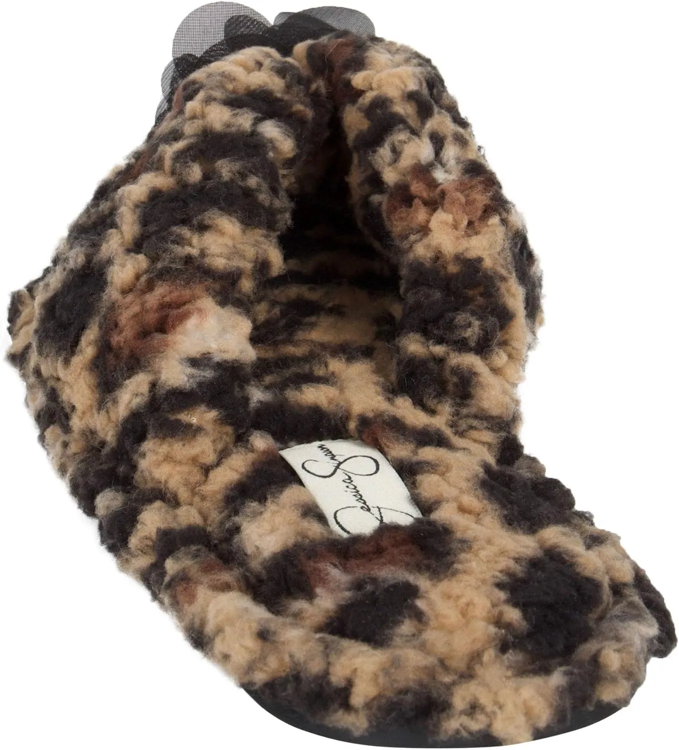 Jessica Simpson Women's Plush Marshmallow Slide-On Sandal House Slippers with Memory Foam
