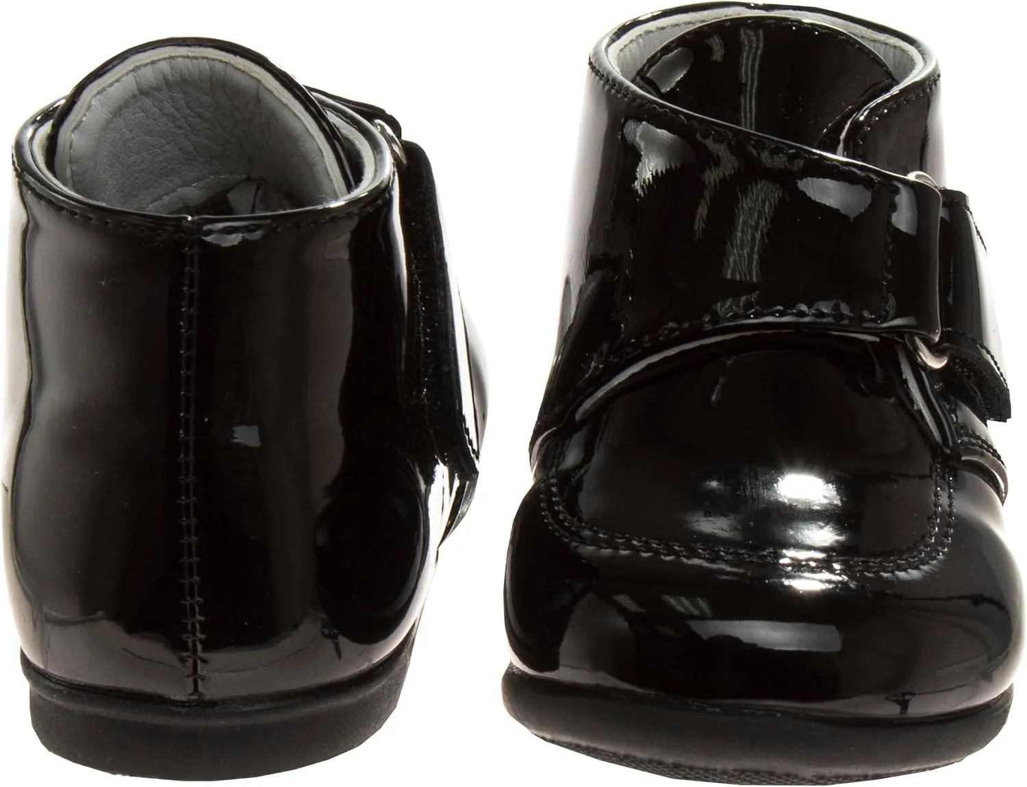 Josmo Baby Boy Girl First Walking Shoes Classic Boots Soft Leather Formal Crib Shoes Size Infant - Toddler