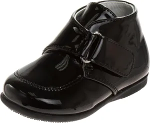 Josmo Baby Boy Girl First Walking Shoes Classic Boots Soft Leather Formal Crib Shoes Size Infant - Toddler
