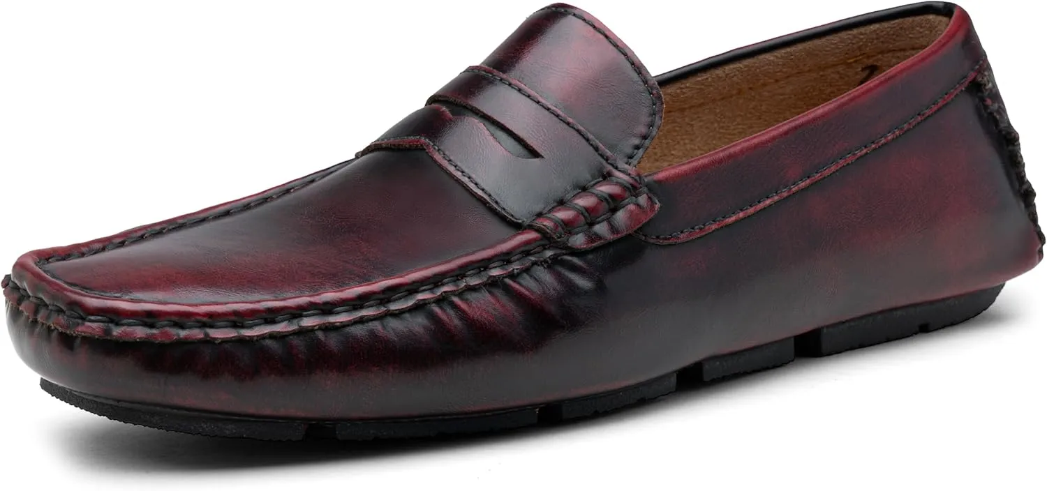 Jousen Men's Loafers Casual Slip On Shoes Soft Penny Loafers for Men Lightweight Driving Boat Shoes