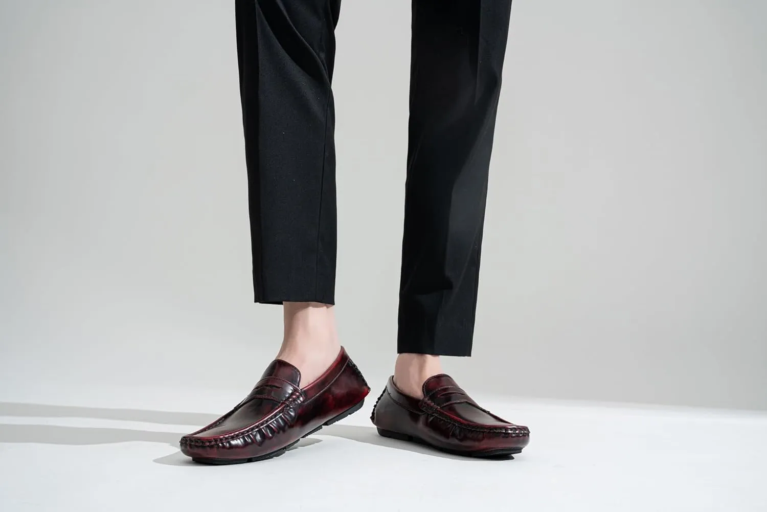 Jousen Men's Loafers Casual Slip On Shoes Soft Penny Loafers for Men Lightweight Driving Boat Shoes