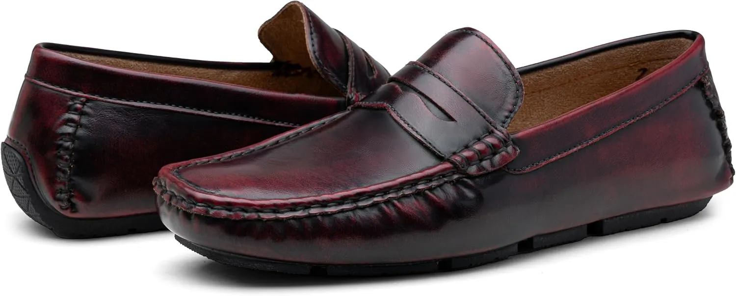 Jousen Men's Loafers Casual Slip On Shoes Soft Penny Loafers for Men Lightweight Driving Boat Shoes