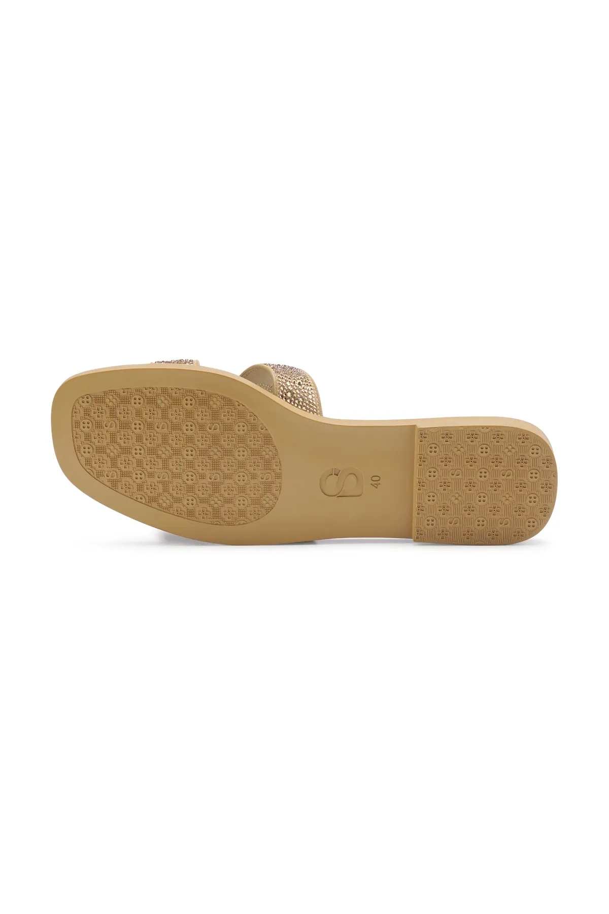 Kefi Sandal with Crystal - Gold