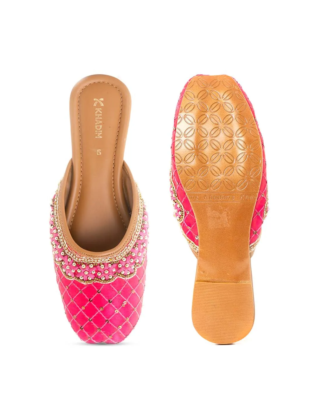 Khadim Flat Mule Slip On Sandal for Women