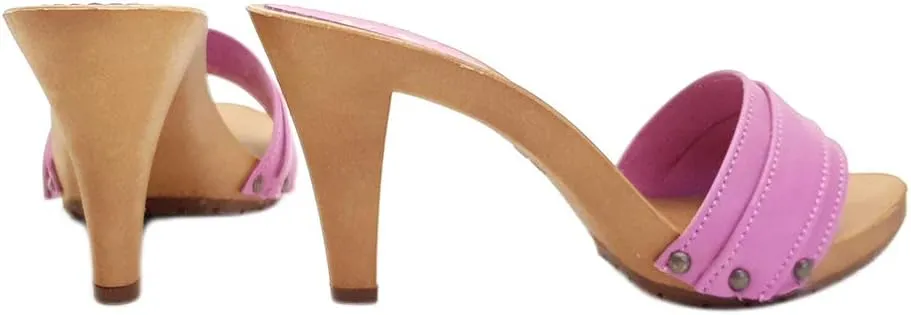 Kiara Shoes Sexy Shoes with Leather Band Fuchsia Made in Italy Shoes - K6301 P FUXIA