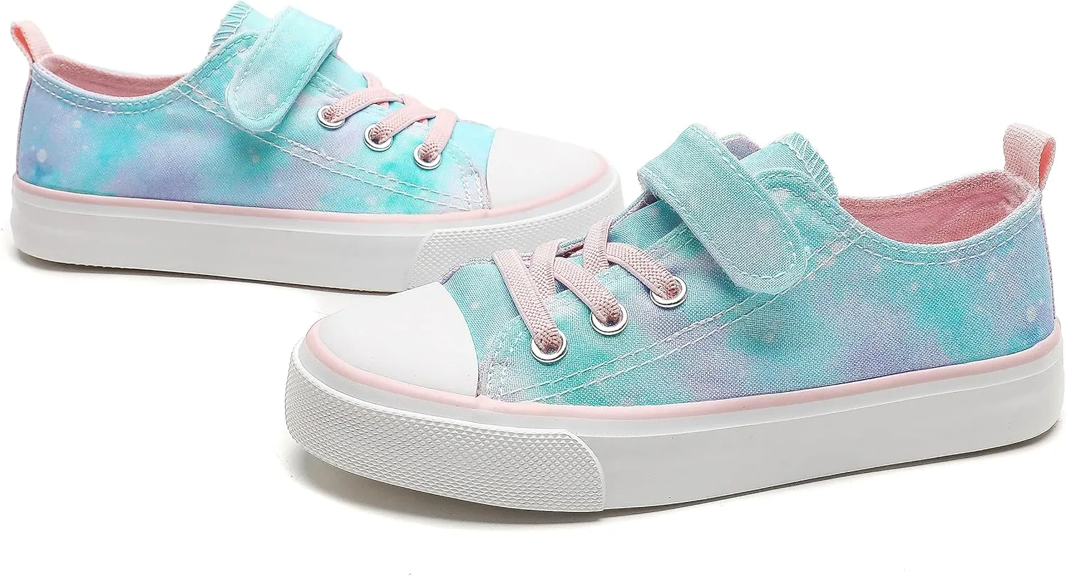 Kids Canvas Shoes Boys and Girls Low Top Slip On Sneakers
