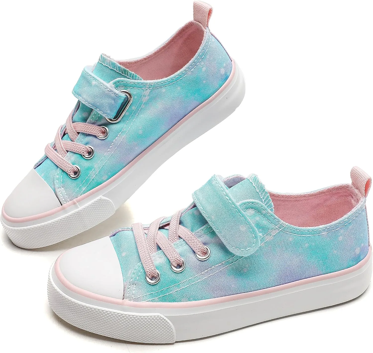 Kids Canvas Shoes Boys and Girls Low Top Slip On Sneakers