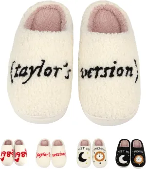 Kids House Slippers for Girls Boys Comfy Plush Slippers Shoes for Home Indoor