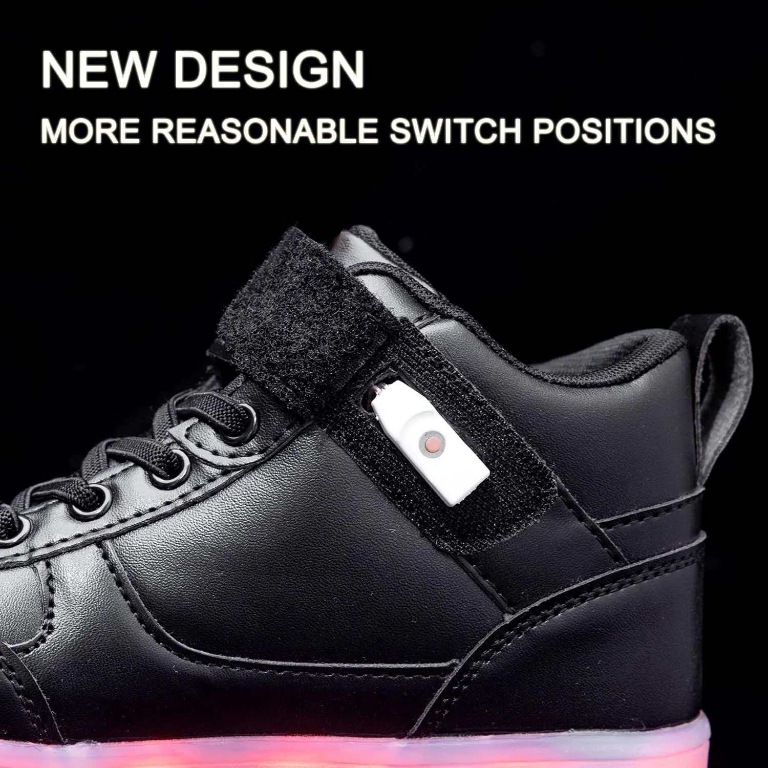 Kids Light up Shoes Led Shoes for Boys Girls USB Charging Flashing Trainers High Top Sneakers
