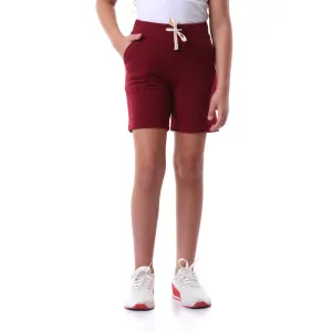 Kids Side Pockets Slip On Short - Kady