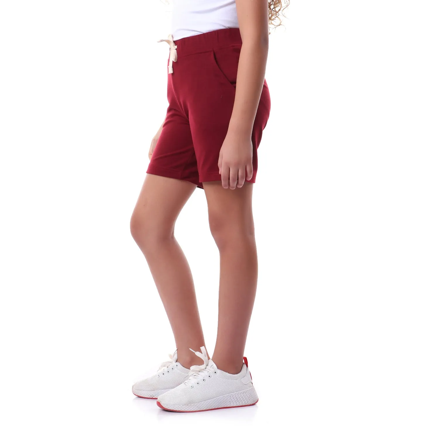 Kids Side Pockets Slip On Short - Kady