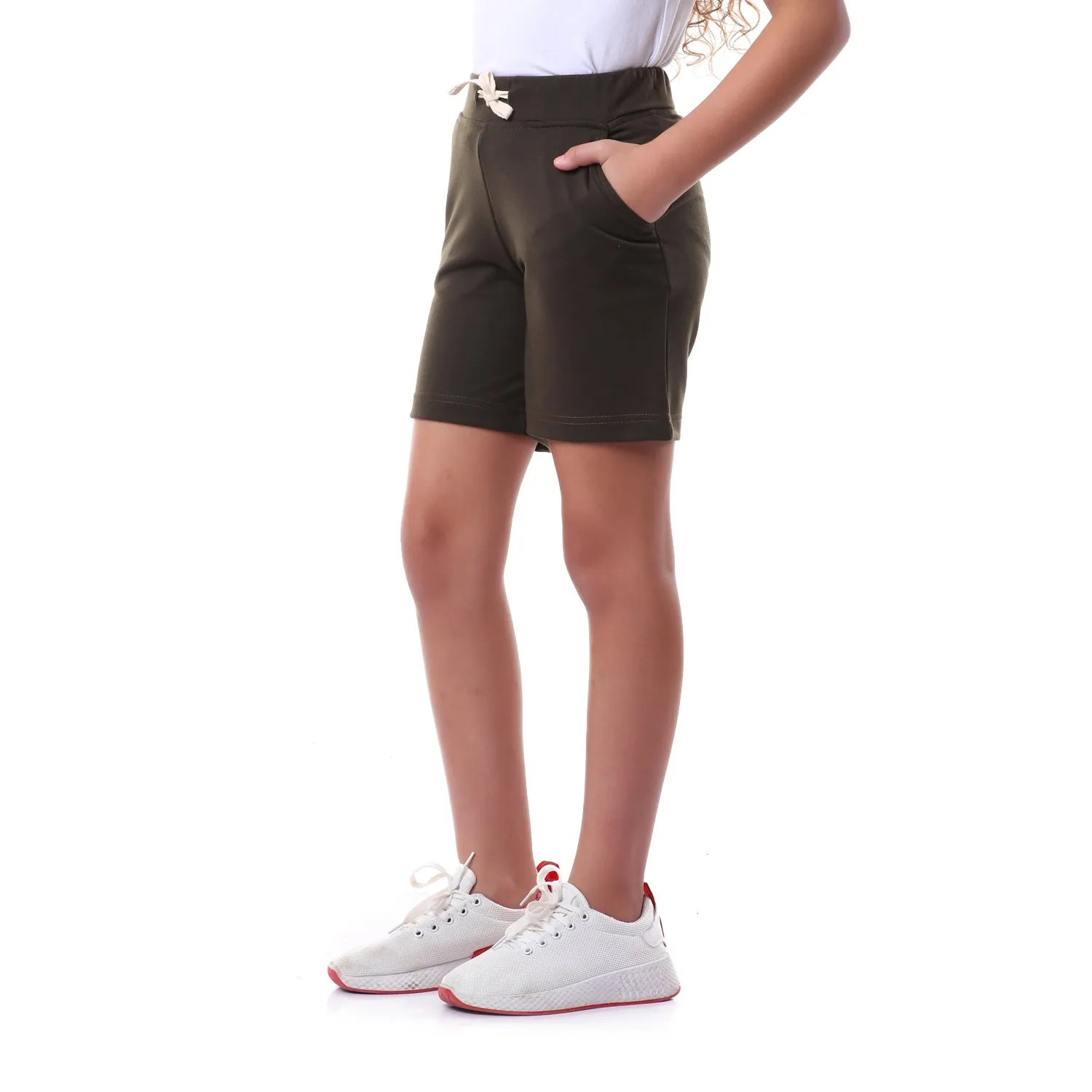 Kids Side Pockets Slip On Short - Kady