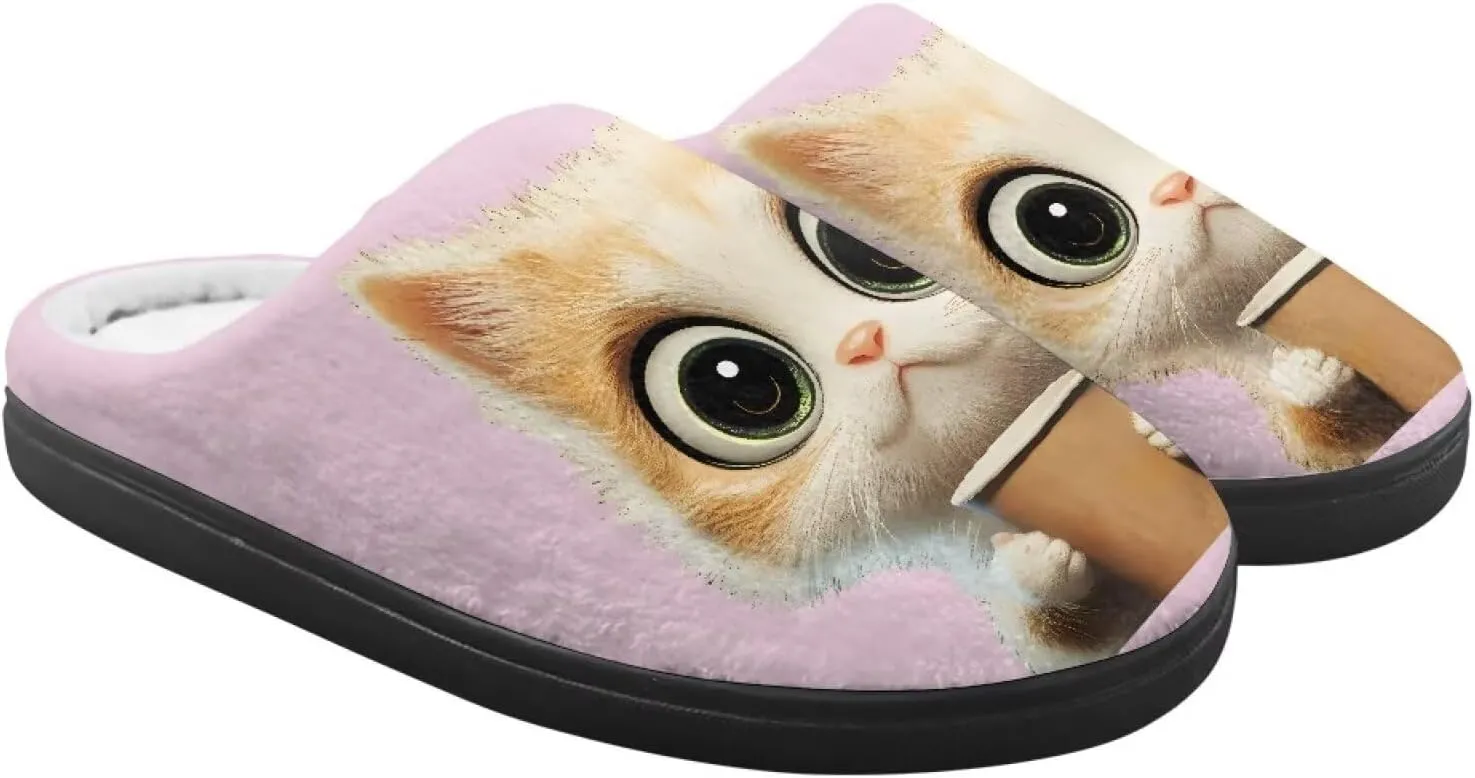 Kids Slip-On Fuzzy House Slipper Outdoor Soft Non-Slip Slippers Warm Cute Slippers for Toddler Boys GirlsLittle kids US 9-15