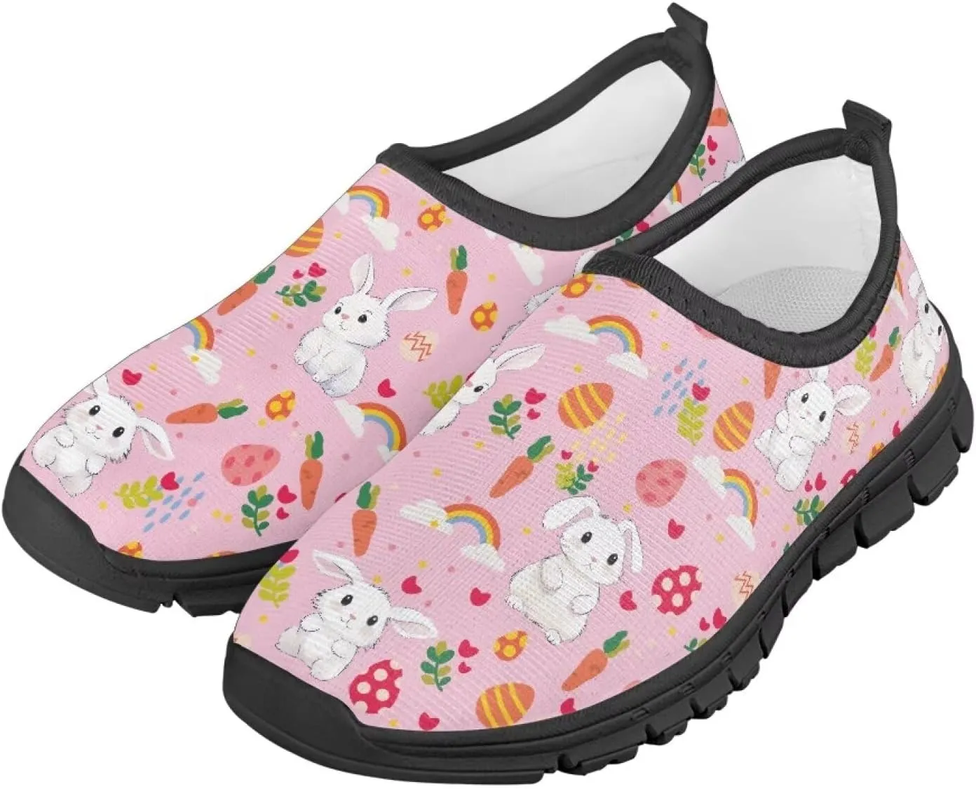Kids Slip On Shoes Cute Tennis Shoes for Girls Athletic Casual Shoes Fashion US Size 11-2.5