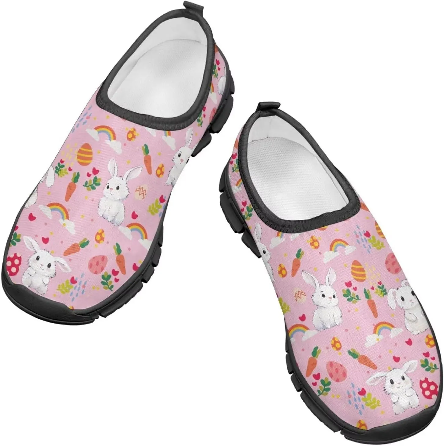 Kids Slip On Shoes Cute Tennis Shoes for Girls Athletic Casual Shoes Fashion US Size 11-2.5