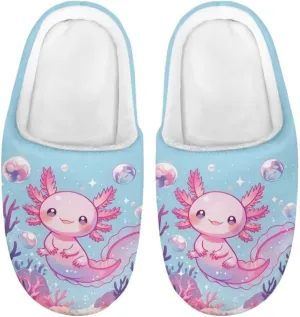 Kids Slippers Girls House Shoes Home Bedroom Fluffy Slippers Winter Soft Plush Slip On Shoe Indoor Warm