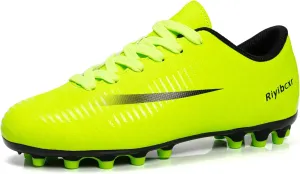 Kids Soccer Cleats Unisex-Child Lightweight Football Shoes Turf Youth Boys Girls Futsal Training Indoor Outdoor