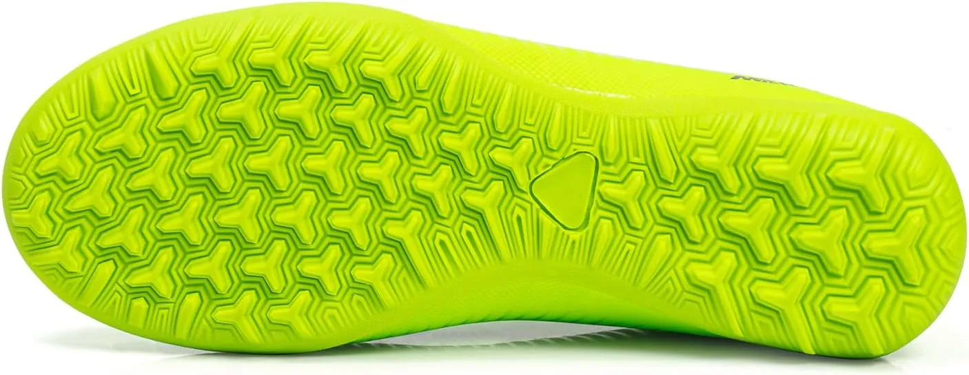 Kids Soccer Cleats Unisex-Child Lightweight Football Shoes Turf Youth Boys Girls Futsal Training Indoor Outdoor