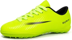 Kids Soccer Cleats Unisex-Child Lightweight Football Shoes Turf Youth Boys Girls Futsal Training Indoor Outdoor