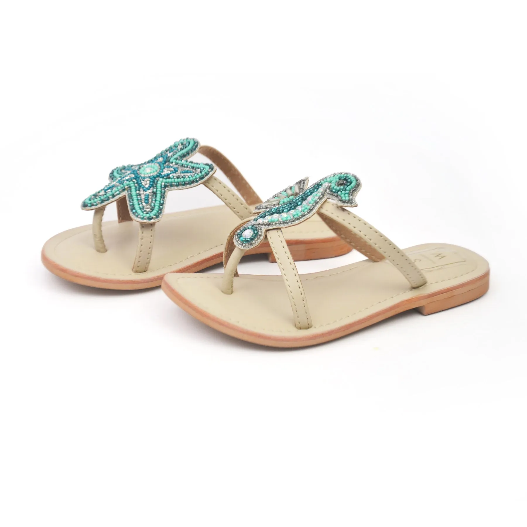 Larry Handmade Mini Girls Sandals for Kids