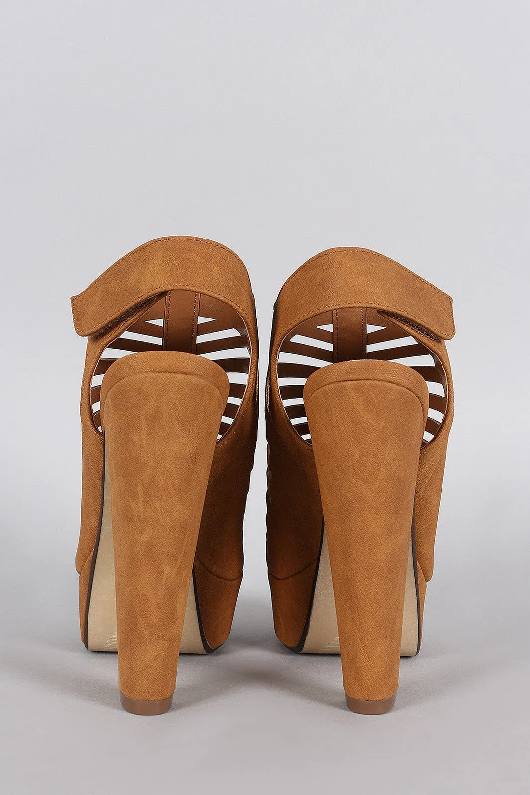 Last chance Strappy Mule Cutout Slingback Heel Trending sale