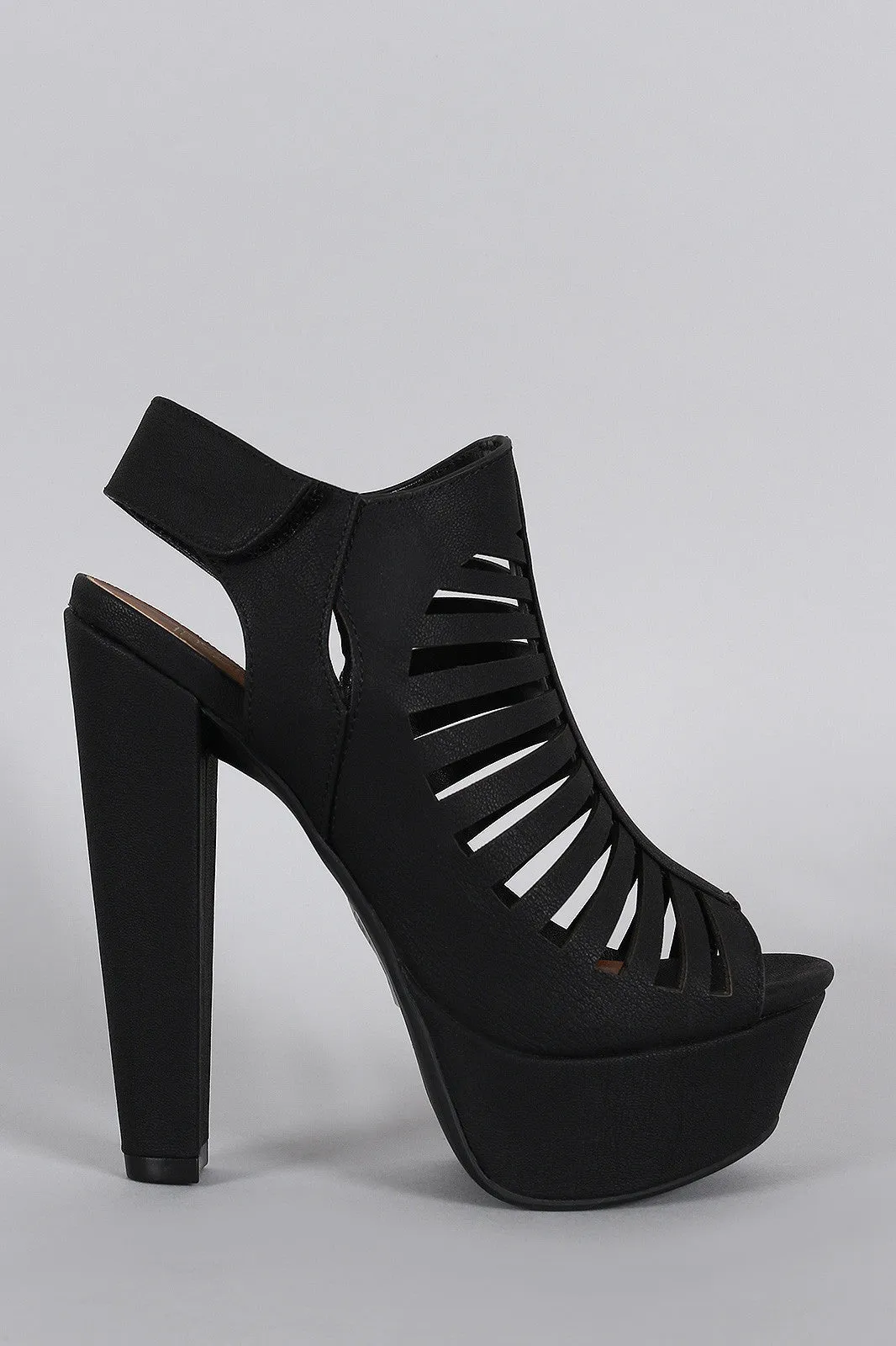 Last chance Strappy Mule Cutout Slingback Heel Trending sale