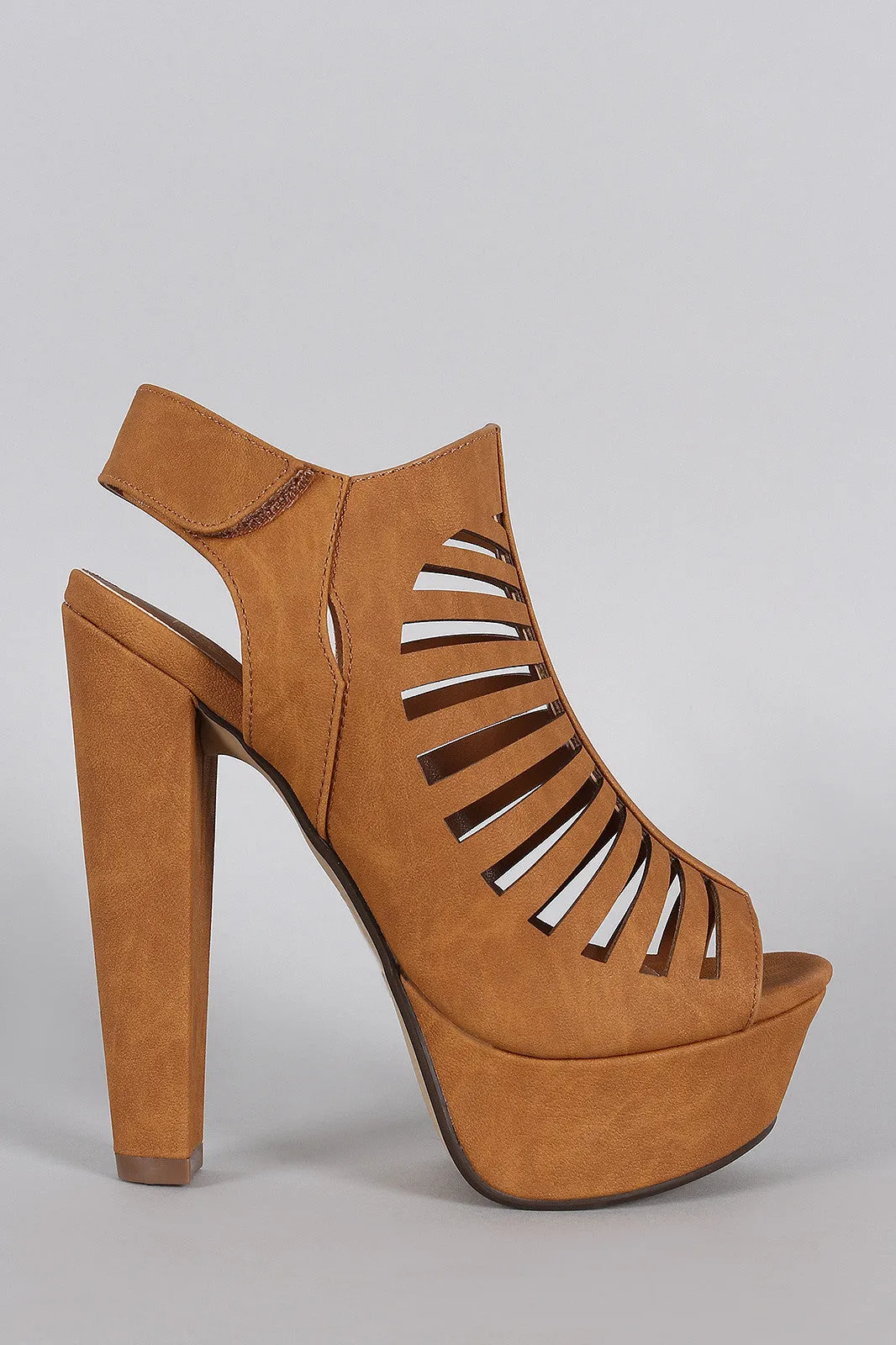 Last chance Strappy Mule Cutout Slingback Heel Trending sale