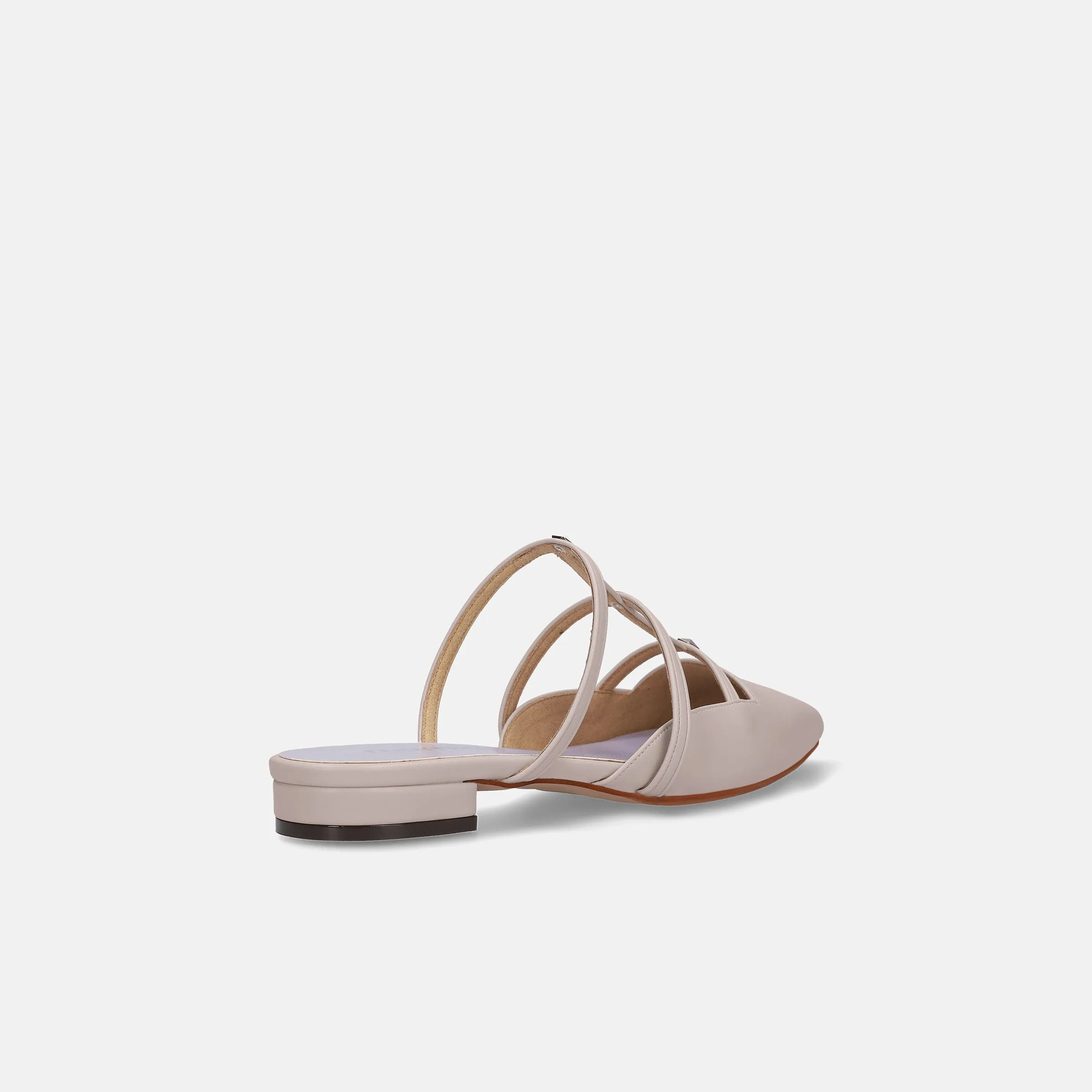 Last one 50% off: 2024SS: Stud design flat sandals (m17026) pink beige