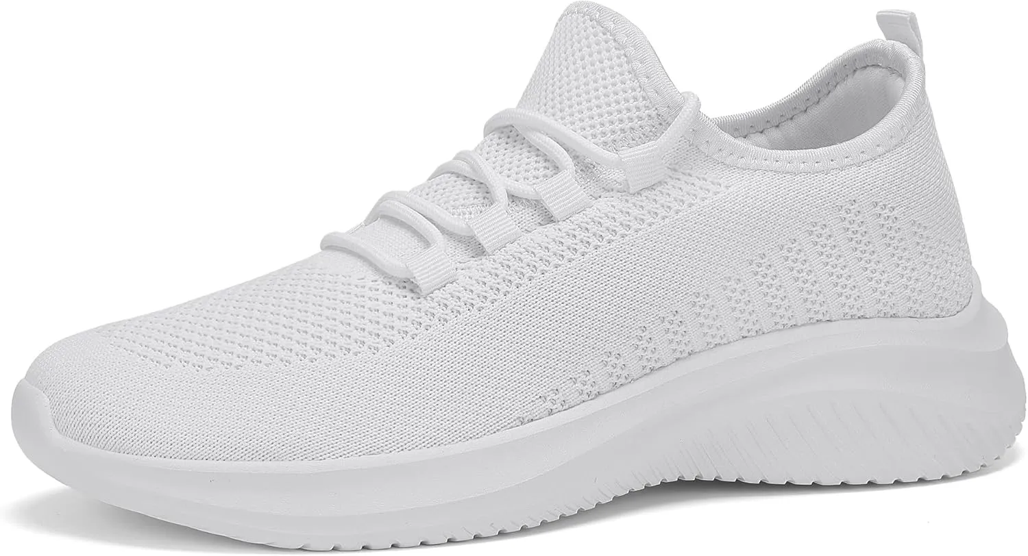 LCGJR Men's Walking Shoes Ultra Light Running Casual Sneakers Slip-on Workout Tennis Shoes for Male Mesh Breathable Comfort Outdoor Indoor