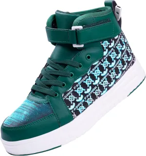 Led Light Up Shoes High Top Sneakers for Women Men Hip-Hop Dancing Shoes for Halloween Christmas Party with USB Charging